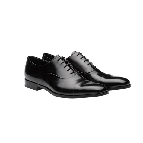 scarpe prada uomo sfumate|Oxford in pelle spazzolata sfumata .